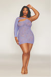 Yes, She DID! Curvy Size Mesh Dress