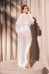 All About Glamour! Plus Size Long Robe