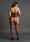Showing It ALL For You! Open Cup Bodystocking- Fits to Size 5XL