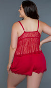 SXY & Sleepy- Curvy Size Loungewear- AVAIL IN RED OR BLACK