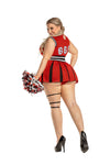 Hell Bent Cheerleader- Plus Size Cheerleader Costume