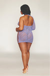 Yes, She DID! Curvy Size Mesh Dress