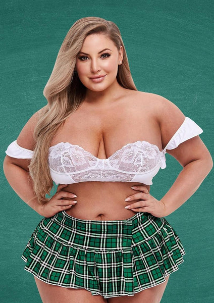 Cute & Sxy- Curvy Size School Girl Set