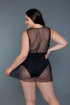 Ask Nicely- Plus Size Open Cup Lingerie