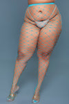 Fence Net Fishnet Stockings- Multiple Colors Available