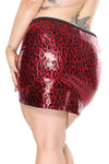 Wet Look Skirt Set- Sizes to 3/4X