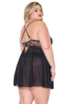 Falling For You! Curvy Size Babydoll