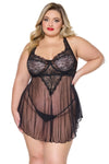 It's A Good Night- Curvy Size Babydoll