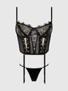 Eve Lace & Chain Bustier & G-String Set