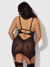 Raquel Mesh & Silky Micro Underwire Chemise & G-String Set