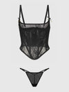 Jocelyn Lace Underewire Bustier & G-String Set