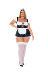Playful & Flirty- Wet Look Maid Costume