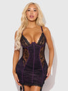 Temptaion- Underwire Lace Chemise- Available in Pink or Purple