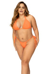 Orange Sherbert- Curvy Size Bikini