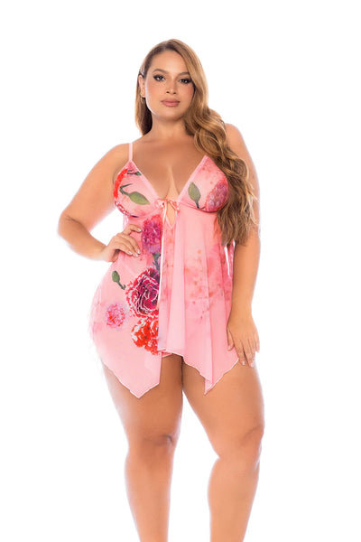 Flirty Little Minx- Curvy Size Babydoll