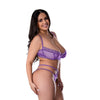 Sheer Passion Demi Bra & High Cut Tanga Very Peri