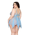 Time to Get Busy! Curvy Size Babydoll