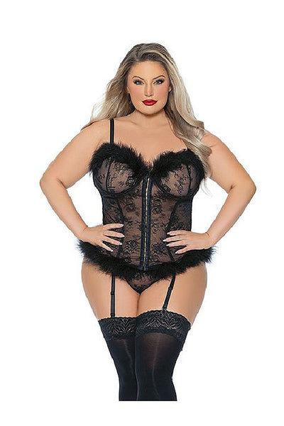 Naughty This Year- Curvy Size Bustier