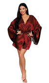 Elegant & Delicious: Open Back Lace & Satin Robe