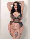 She a Tiger!! Plus Size Teddy- In Stock
