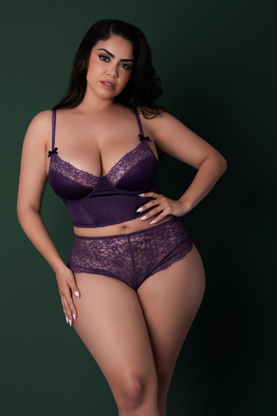 Get Me- Curvy Size Bustier Set