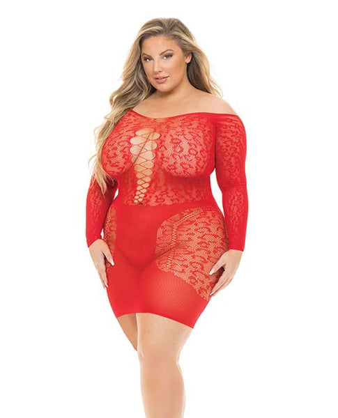 Animal Inside Chemise Red