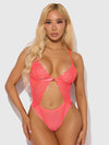 Eden Embroidered Wirefree Teddy