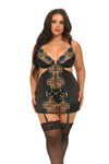 Cognac Or Me- Curvy Size Chemise