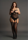 Feelin" Up To IT? Plus Size Bodystocking- Fits To Size 5XL
