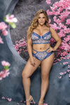 Fancy In Florals- Curvy Size Bra Set