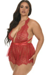 Lookin" For You! Curvy Size Lace Romper