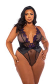 Dark Romance Teddy- Curvy Size Teddy