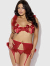 Santa's Nymph- Curvy Size Bra Set