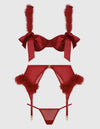 Santa's Nymph- Curvy Size Bra Set