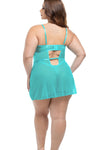 Dive into Me- Teal Underwire Babydoll