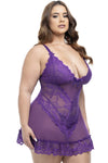 Passionfruit- Curvy Size Babydoll