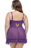 Passionfruit- Curvy Size Babydoll