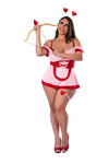 Shot Through The Heart! Curvy Size Cupid Costume