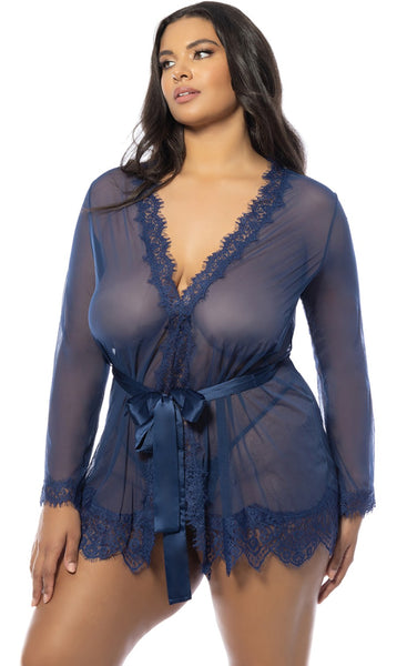 All UP In This- Curvy Size Robe