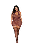 Queen "B"- Leopard Patten Chemise