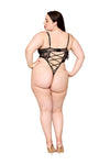 Hot, Baby! Curfy Size Black Teddy