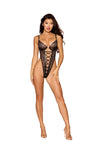Hot, Baby! Curfy Size Black Teddy