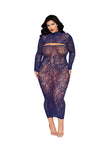 Floral Pattern Strapless Gown w/Removable Shrug 2 pc Set