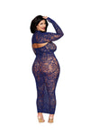 Floral Pattern Strapless Gown w/Removable Shrug 2 pc Set