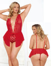 Can't Get Enough!- Sexy Red Plus Size Teddydoll