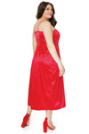 Seductive Scalette- Plus Size Red Dress