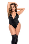 Are You Game? Plus Size Wet Look Teddy