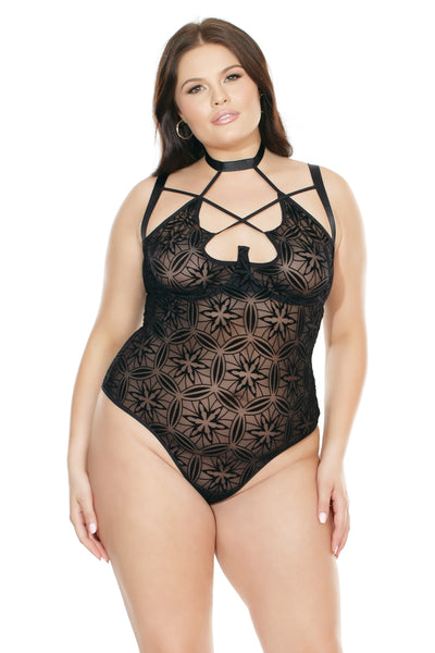 Don't Just Stare- Plus Size Teddy