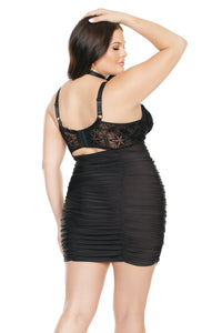 Thumbnail for Don't Fall Too Hard! Plus Size Black Dress