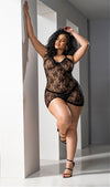 Can't Compete with Me- Plus Size Lace Babydoll